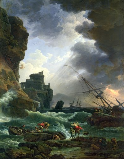 Der Sturm, 1777 von Claude Joseph Vernet